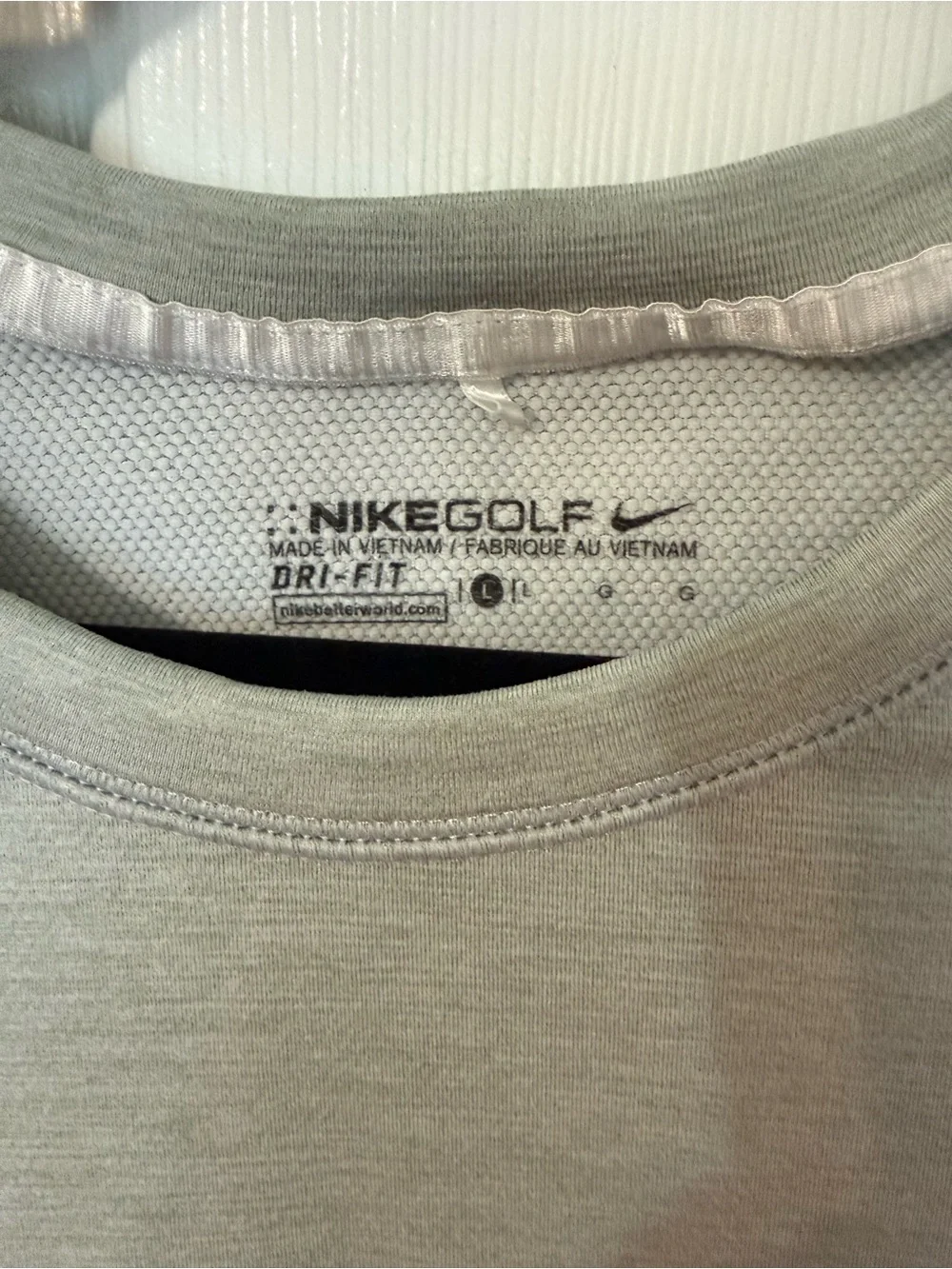 Nike Golf Dri-FIT Women’s Large Gray Long Sleeve Performance Top